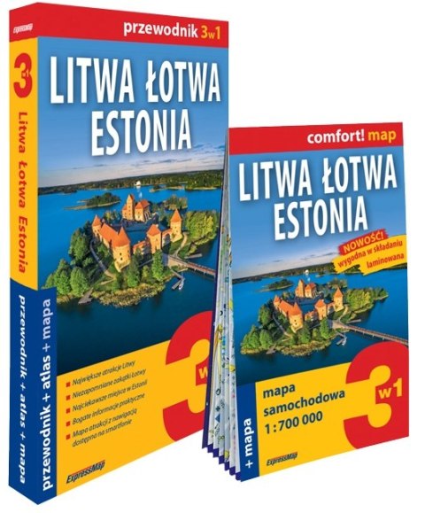 Litwa Łotwa Estonia Zestaw Przewodnikowy 3w1 2026