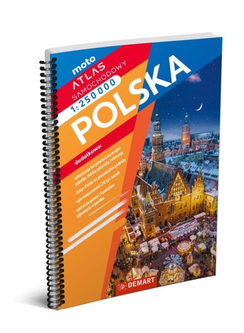 Polska Atlas samochodowy 1:250 000