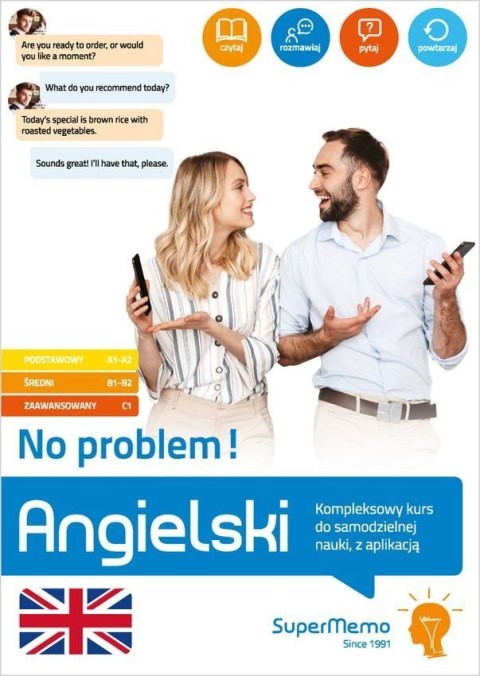 Angielski. No problem! Kompleksowy kurs do samodzielnej nauki, z aplikacją