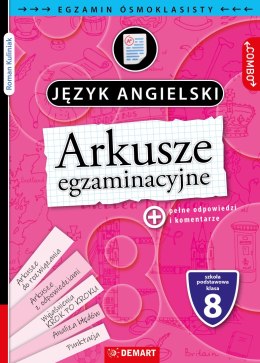 Arkusze egzaminacyjne. Język angielski. Egzamin ósmoklasisty. COMBO