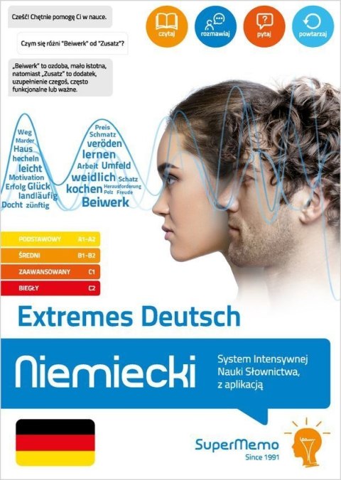 Extremes Deutsch. Niemiecki. System Intensywnej Nauki Słownictwa, z aplikacją