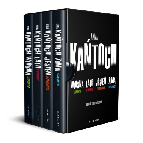 Pakiet Anna Kańtoch: Wiosna zaginionych / Lato utraconych / Jesień zapomnianych / Zima pożegnanych. Krystyna Lesińska. Tom 1-4