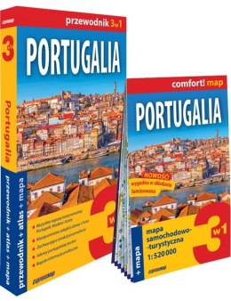 Portugalia 3w1 przewodnik + atlas + mapa