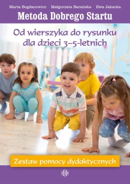 Metoda Dobrego Startu Od wierszyka do rysunku dla dzieci 3-5-letnich Zestaw pomocy dydaktycznych