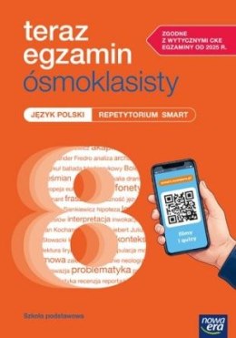 Teraz Egzamin 2026-2027 Język polski repetytorium ósmoklasisty EXAM PREPARATION klasy 4-8 SMART