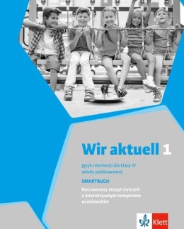 Wir Aktuell 1 Smartbuch Język niemiecki rozszerzony zeszyt ćwiczeń + kod dostępu do podręcznika i ćwiczeń interaktywnych klasa I