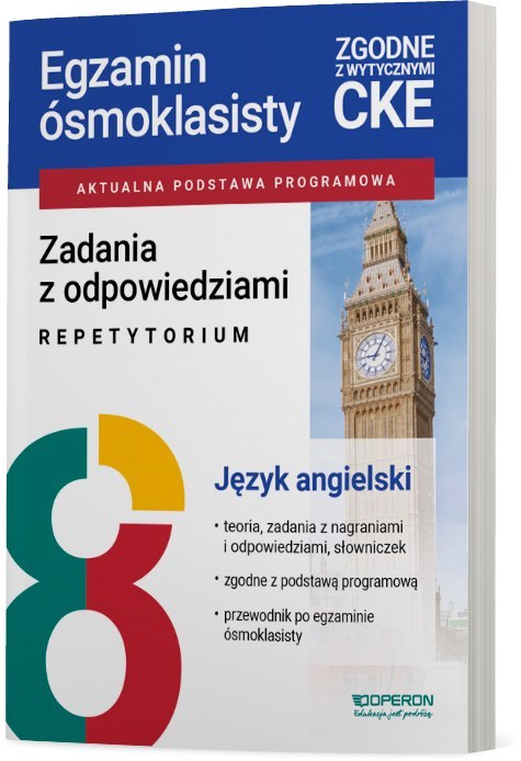 Zadania z odpowiedziami Egzamin ósmoklasisty 2027 Język angielski Repetytorium