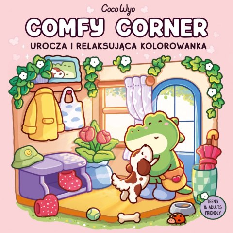 Comfy Corner. Urocza i relaksująca kolorowanka