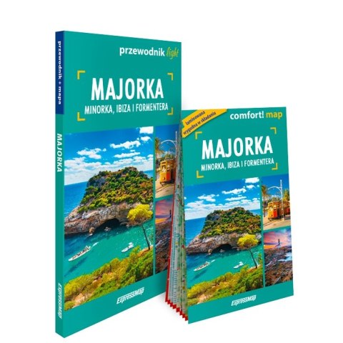 Majorka Minorka Ibiza i Formentera light przewodnik + mapa