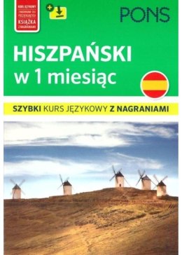 Hiszpański w 1 miesiąc szybki kurs językowy z nagraniami mp3 wyd.2 PONS