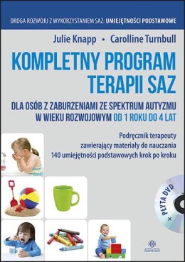 Kompletny program terapii saz dla osób z zaburzeniami ze spektrum autyzmu w wieku rozwojowym od około roku do czterech lat płyta